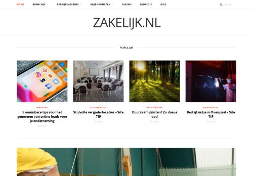 Zakelijk.nl - nieuws en uit tips