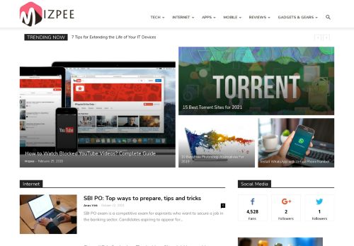Tech Reviews, Tips, How-to, Tricks and Updated Technology News - MizPee