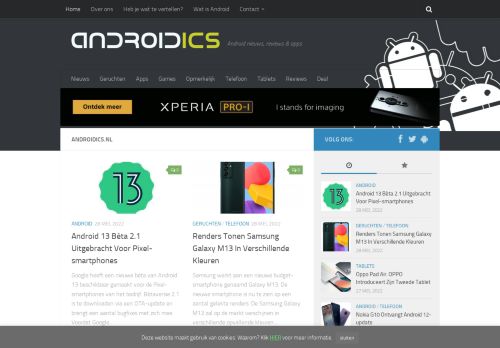 Androidics.nl - Android nieuws, reviews & apps