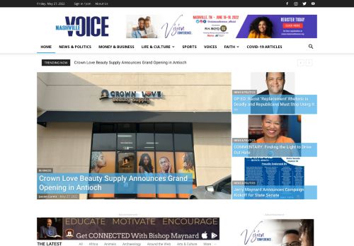 Homepage - Newspaper - Nashville Voice