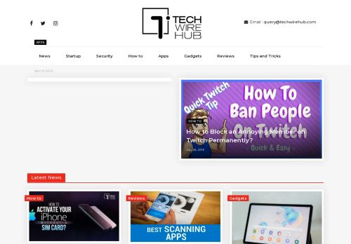 TechWireHub - Startups, Reviews and Technology News