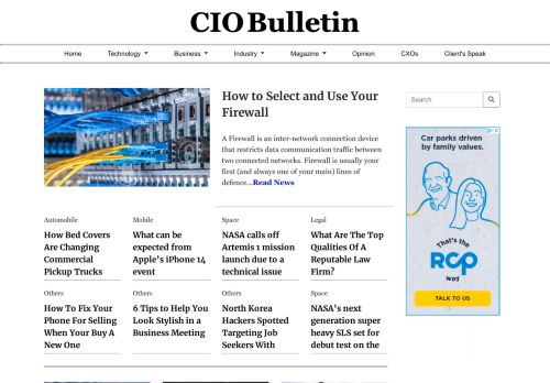 CIO Bulletin - News | Magazines