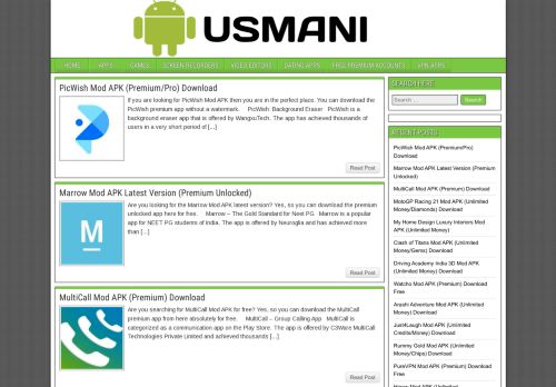 Tech Usmani | Android Mod APK