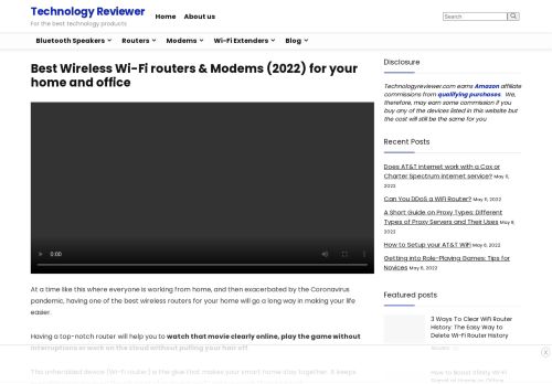 Best Wireless Wi-Fi routers & Modems (2022) for your home and office - Technology Reviewer
