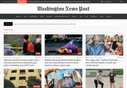 Washington News Post Latest Breaking News, Headlines
