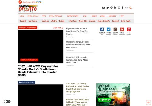 Complete Sports Nigeria - Latest Nigeria Sports News