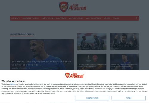 Just Arsenal News - Arsenal Transfer News & Rumours | Arsenal FC Team news
