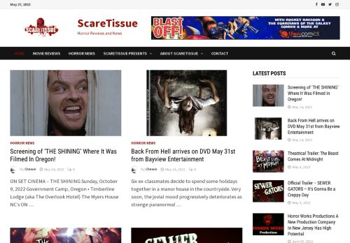 ScareTissue - Horror Reviews and News
