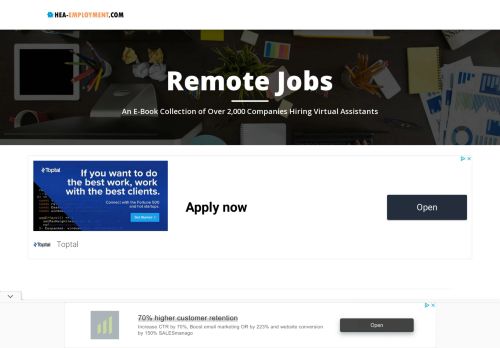 Remote Jobs | HEA Jobs
