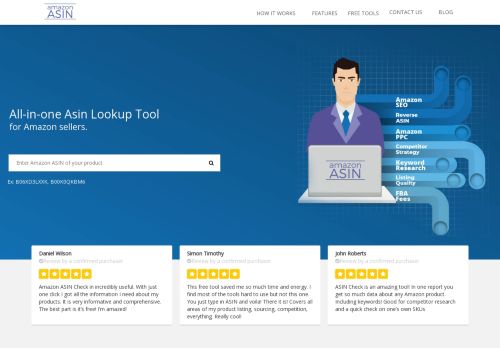 Amazon Asin Lookup -  Free ASIN search and lookup tool
