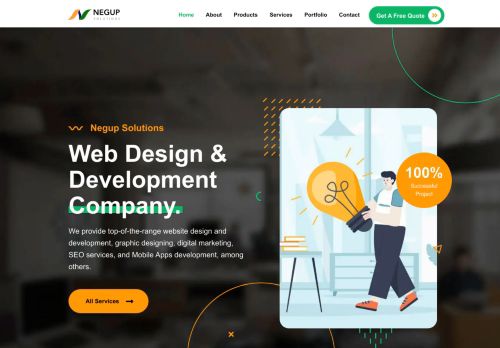 Web Design & Development and Mobile Apps | Negup Solutions

