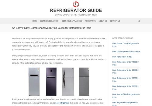 An Easy-Peasy, Comprehensive Buying Guide for Refrigerator in India

