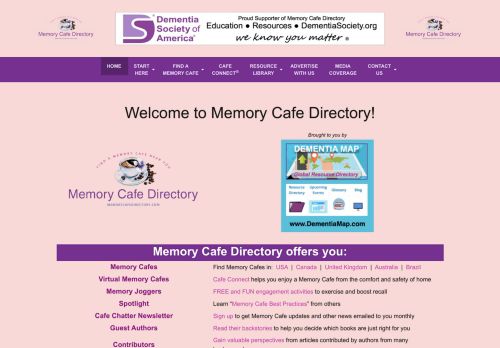 Memory Cafe Directory - Dementia-Friendly Outings for All!
