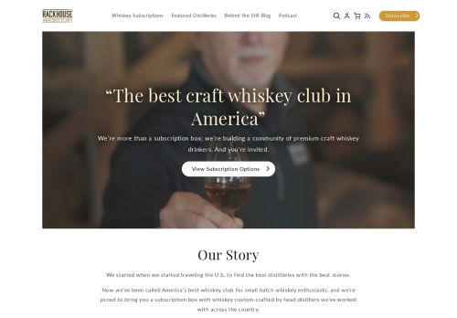 RackHouse Whiskey Club | Small Batch Craft Whiskey of the Month Club
–  RackHouse Whiskey Club

