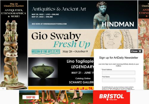 Artdaily - The First Art Newspaper on the Net
