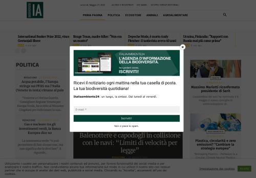 Italiaambiente | Il quotidiano della biodiversitÃ  | Notizie e Ambiente
