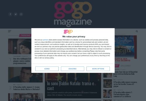 Gogo Magazine - Il magazine del mondo dellIntrattenimento