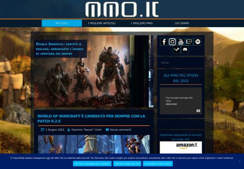 MMO.it - Portale indipendente di critica e informazione dedicato a videogiochi online, MMO e MMORPG.
