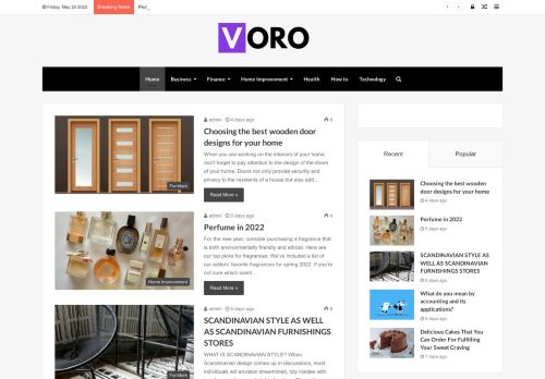 VORO - The Trendy Blog for All Niche
