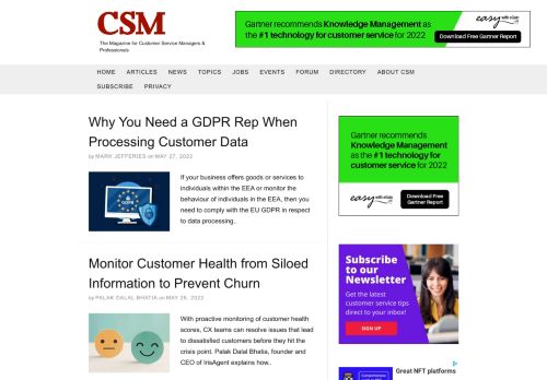 CSM – Customer Service Manager Magazine
