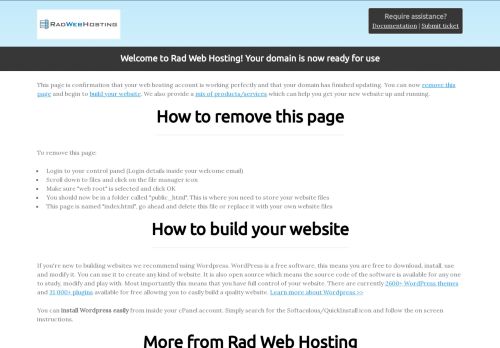 Welcome to Rad Web Hosting!
