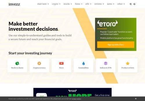 Invezz | Invest Wisely in Crypto, Stocks, Forex | News & Reviews