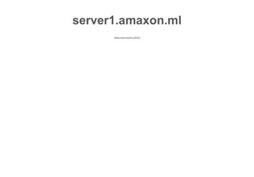 server1.amaxon.ml — Coming Soon