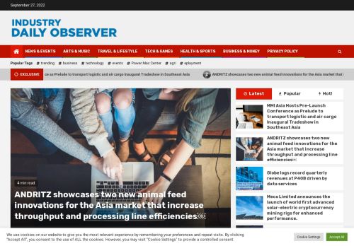 INDUSTRY DAILY OBSERVER -