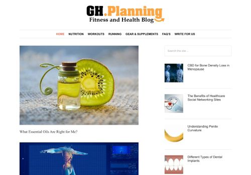 GoodHealthPlanning - Fitness and Health Blog