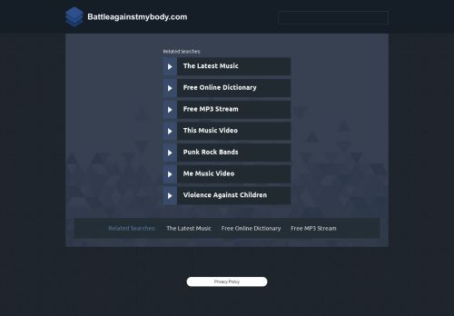 Battleagainstmybody.com