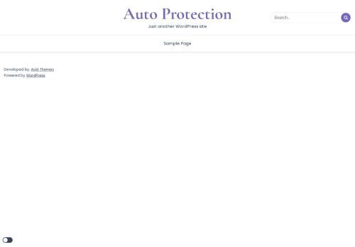 Auto Protection – Just another WordPress site