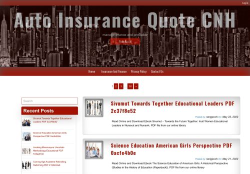 Auto Insurance Quote CNH – manage finance and profitable