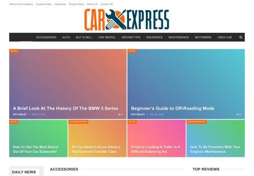 Expresses The Auto Care Ideas - Cartoolexpress - Built For The Road Ahead.