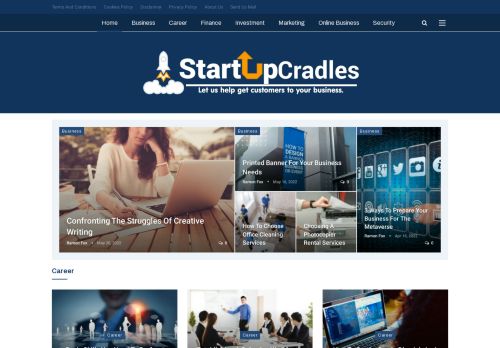 Startup Cradles - Let Us Help Get Customers To Your Business.