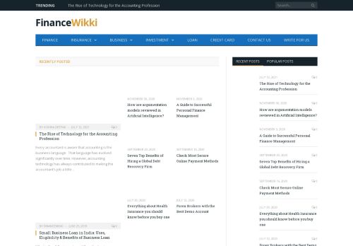 FinanceWikki - Best Personal Finance, Investment and Business Blog in India