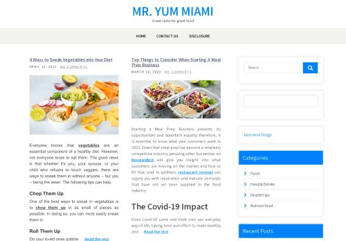 Mr. Yum Miami – Great taste for great food
