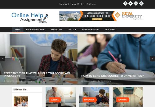 Online Help Assignment | Education Blog