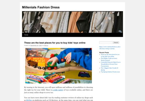 
Millenials Fashion Dress	