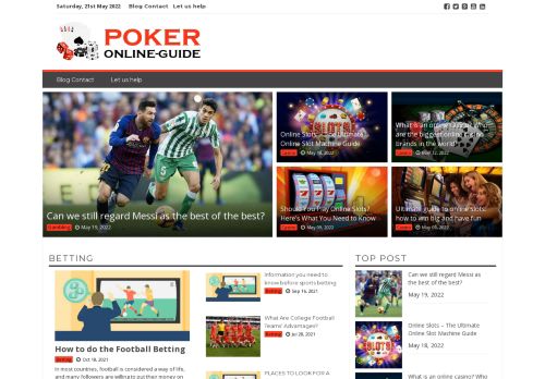 Poker Online Guide | Gambling & Poker Blog