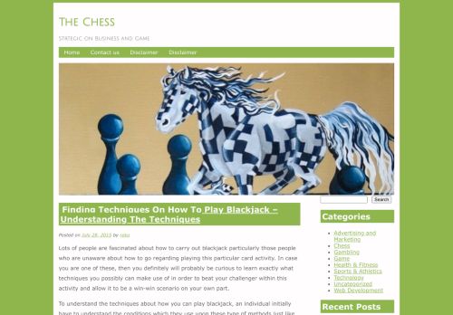 The Chess - Strtegic on Business and GameThe Chess | Strtegic on Business and Game
