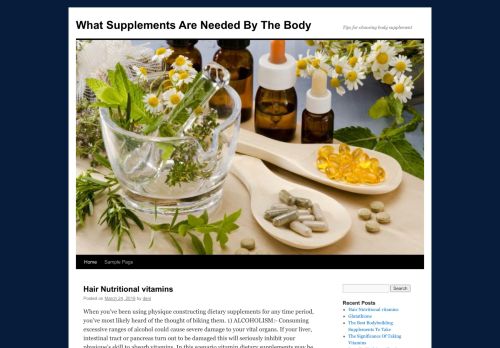 
What Supplements Are Needed By The Body | Tips for choosing body supplement	