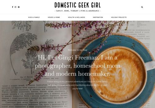 Domestic Geek Girl - Family, Home, Vibrant Living and Manifesting Abundance