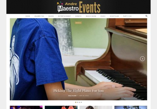 Front Page - Andre Mastro Events