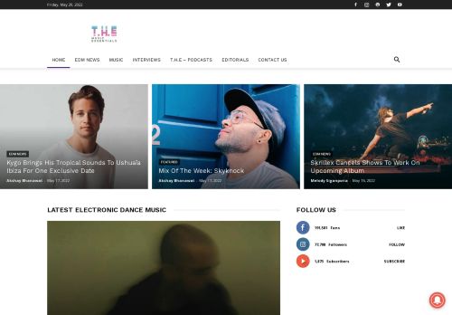 T.H.E - Music Essentials | EDM News, Music, EDM Interviews & Podcasts