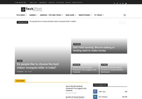 Tech2Post - Online Tech Magazine for Tech News and Latest Technology