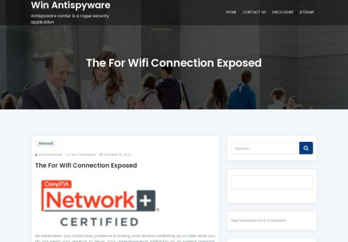 Win Antispyware – Antispyware center is a rogue security application