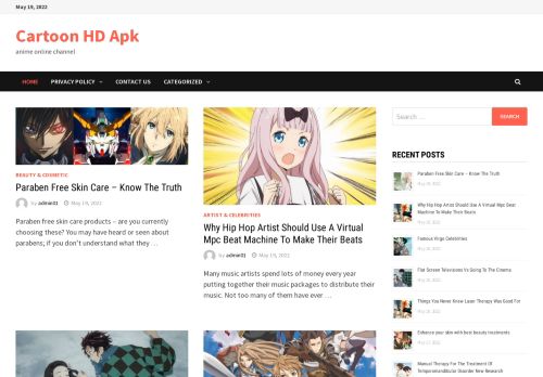 Cartoon HD Apk
 – anime online channel