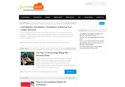 Buildthecloud - Cloud Changes Technology