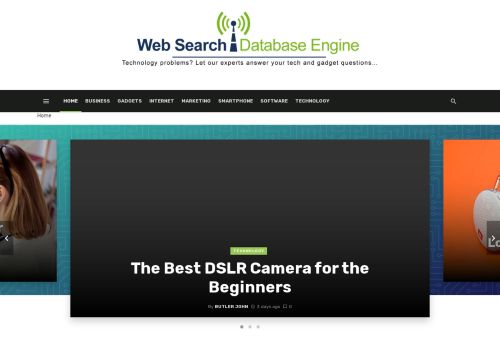 Web Search Database Engine - Technology News & Features