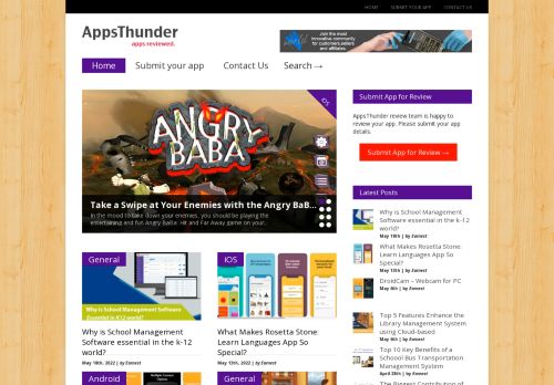 AppsThunder - App Review Blog focusing iPhone, iPad, Android Apps